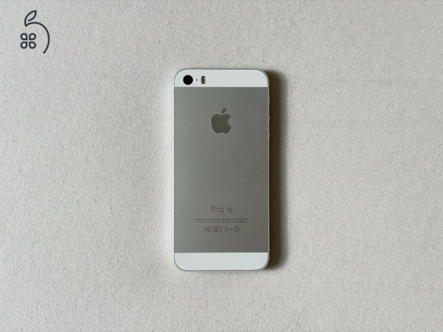 iPhone 5s 16GB ezüst, ÚJSZERŰ állapotban, eredeti kiegészítőkkel | KIVÁLÓ állapot!