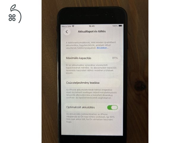 Használt iPhone SE 3 (2022)