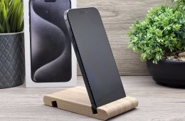 iPhone 15 Pro Max Black Titanium 256GB 2 ÉV Garanciával 91%