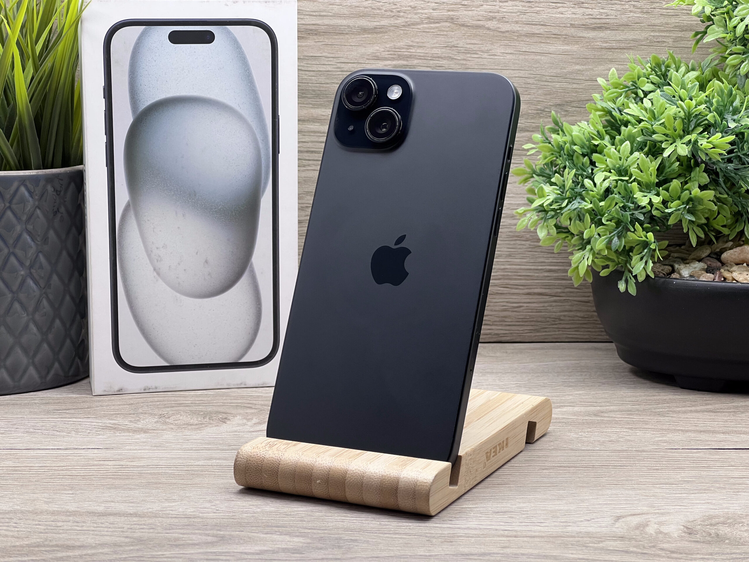 iPhone 15 Plus Black 256GB 2 ÉV Garanciával 91%