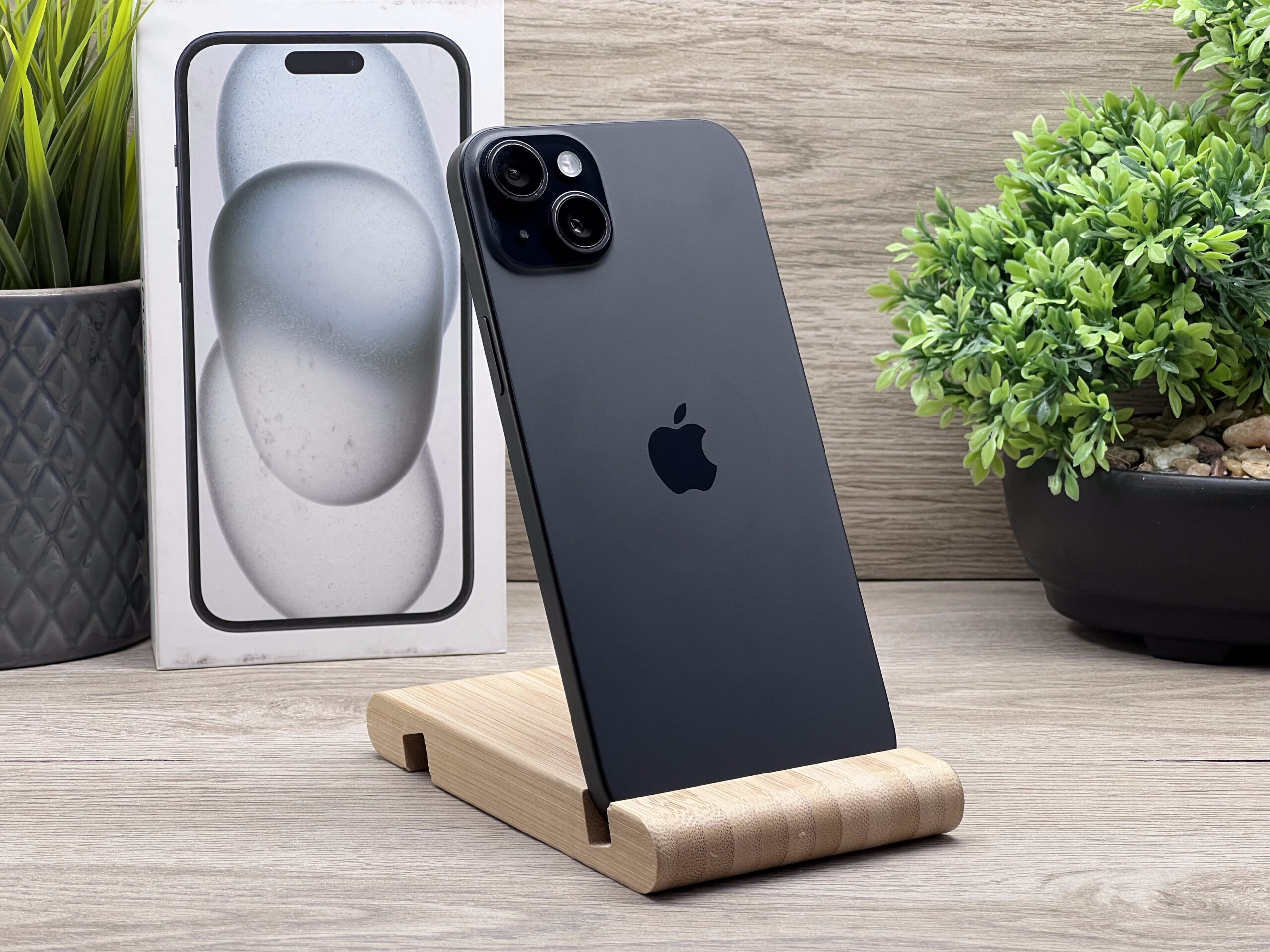 iPhone 15 Plus Black 256GB 2 ÉV Garanciával 91%