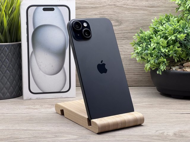 iPhone 15 Plus Black 256GB 2 ÉV Garanciával 91%