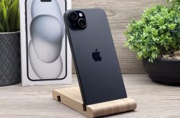 iPhone 15 Plus Black 256GB 2 ÉV Garanciával 91%