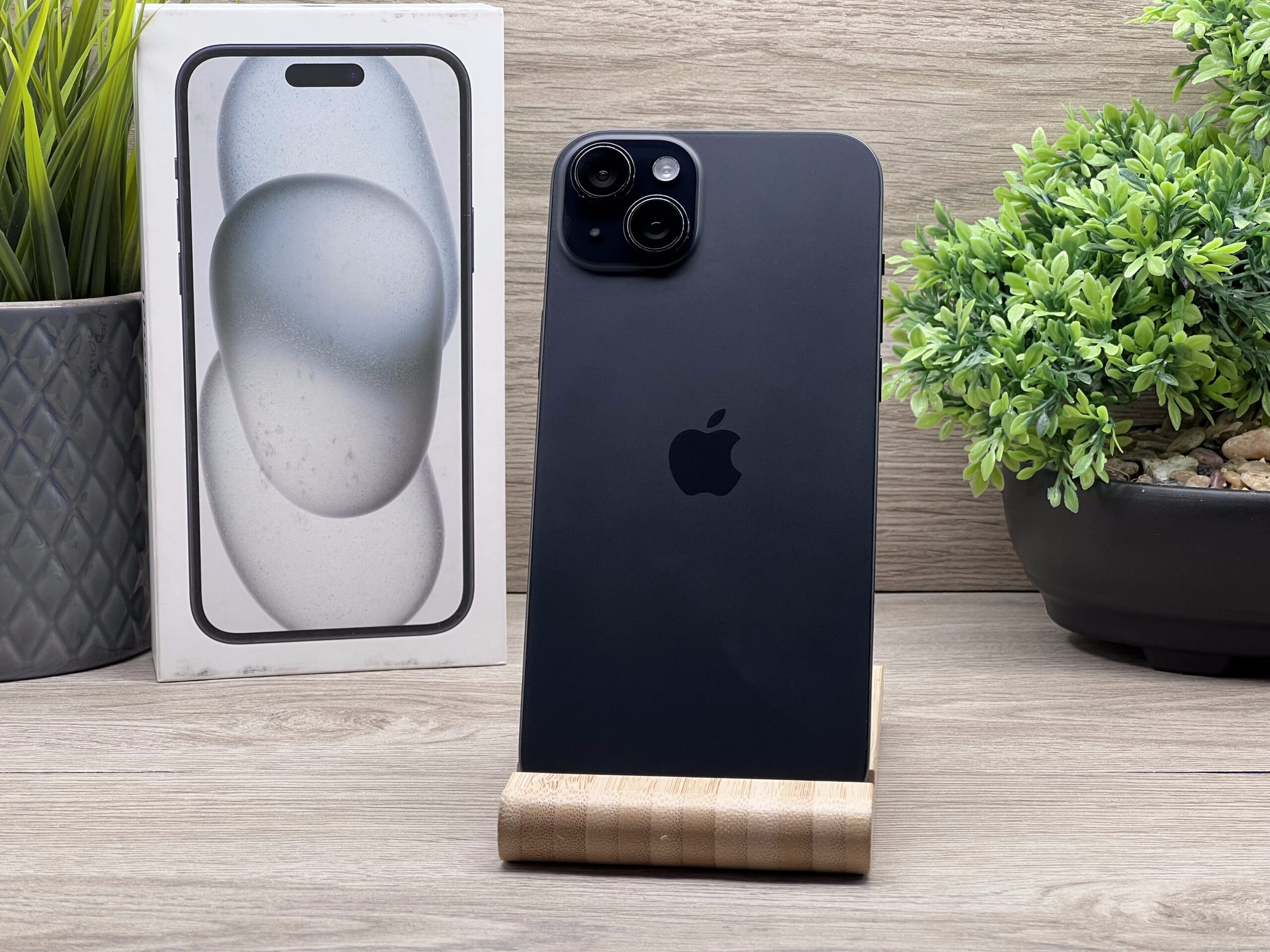 iPhone 15 Plus Black 256GB 2 ÉV Garanciával 91%