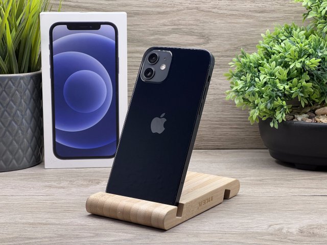 iPhone 12 Black 128GB 2 ÉV Garanciával 100%