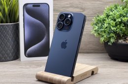Hibátlan iPhone 15 Pro Blue Titanium 128GB 2 ÉV Garanciával 92%