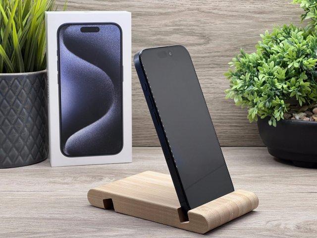 Hibátlan iPhone 15 Pro Blue Titanium 128GB 2 ÉV Garanciával 92%