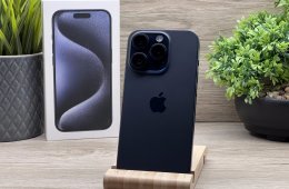 Hibátlan iPhone 15 Pro Blue Titanium 128GB 2 ÉV Garanciával 92%