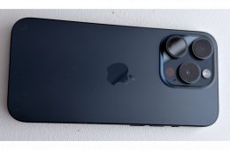 Eladó Apple iPhone 15 Pro (128GB) ; Kék Titán (Blue Titanium)