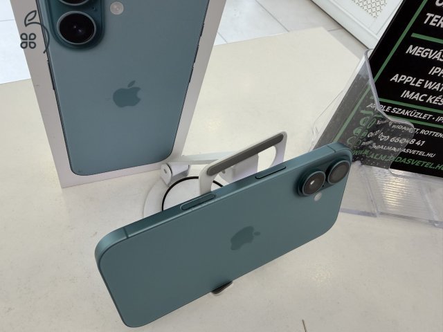 iPhone 16 256GB Független Megkímélt/1-3 hónap gar./Akku 96%/p4816