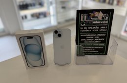 iPhone 15 128GB Független Újszerű/1 hónap gar./Akku 82%/p4817