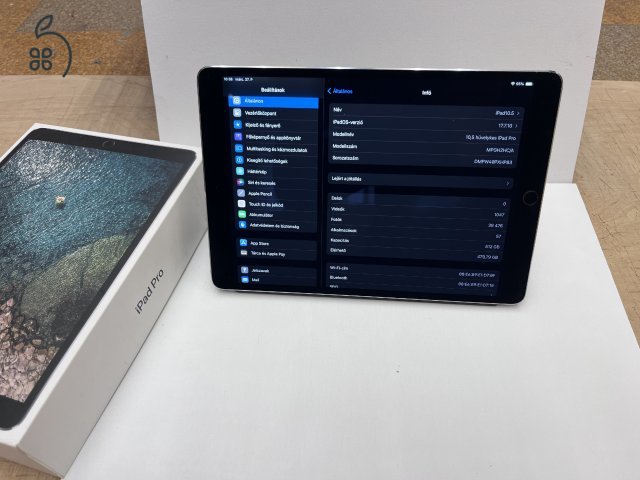 Apple iPad Pro 10.5 Space grey 512GB 100% akku