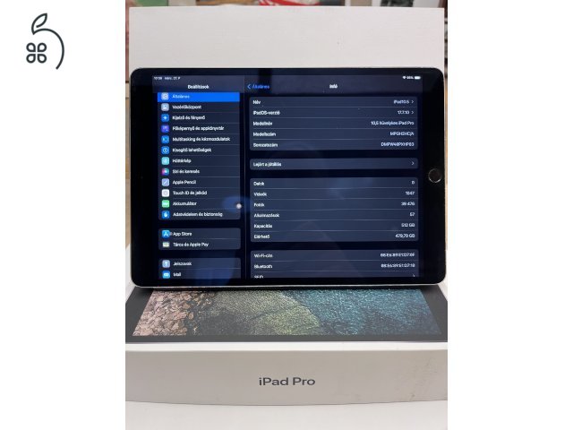 Apple iPad Pro 10.5 Space grey 512GB 100% akku