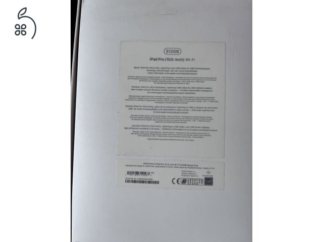 Apple iPad Pro 10.5 Space grey 512GB 100% akku