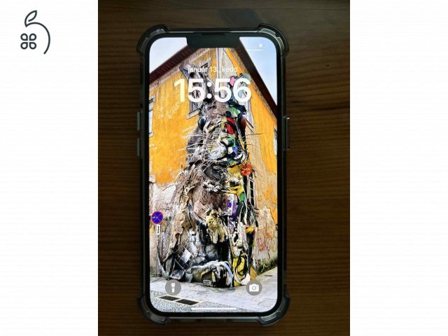 Apple iPhone 14 (világoskék), 128 GByte tárhellyel, ajándék üvegfóliával