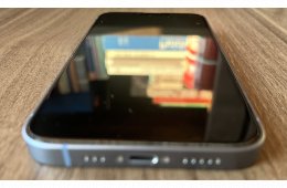 Apple iPhone 14 (világoskék), 128 GByte tárhellyel, ajándék üvegfóliával