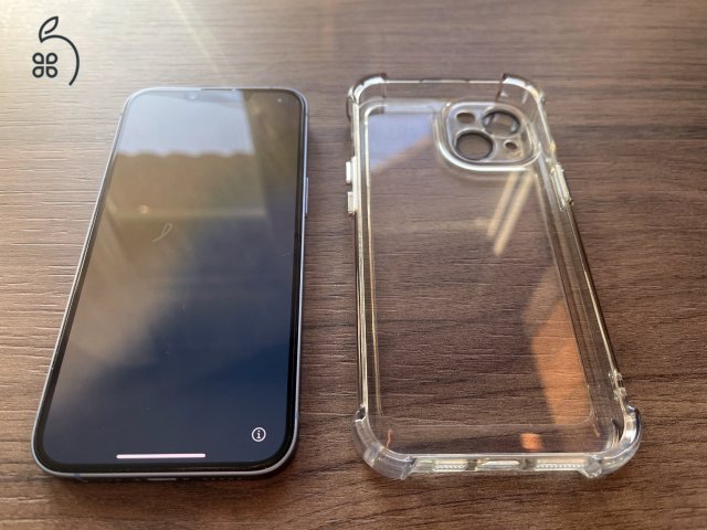 Apple iPhone 14 (világoskék), 128 GByte tárhellyel, ajándék üvegfóliával