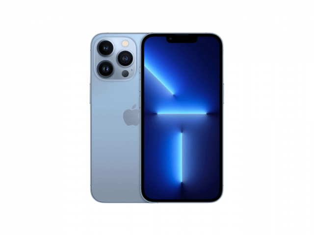 iPhone 13 Pro Max 100% Akksi 256 GB Sierra Blue