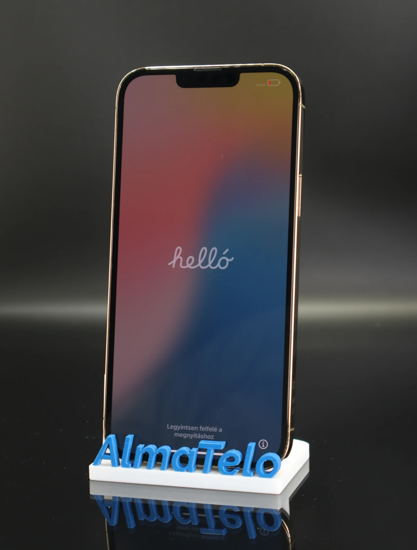 Apple iPhone 13 Pro Max 256 GB Gold 100% akku - 12 HÓ GARANCIA