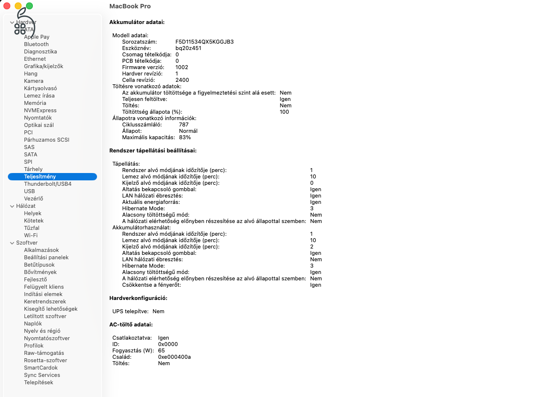 MacBook Pro 13” M1 (2020) – 16 GB RAM / 512 GB SSD – jó állapot