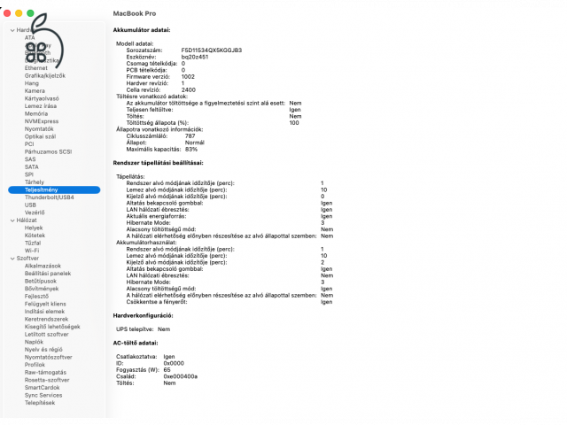 MacBook Pro 13” M1 (2020) – 16 GB RAM / 512 GB SSD – jó állapot