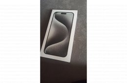 Eladó IPhone 15 Pro Max fekete titán