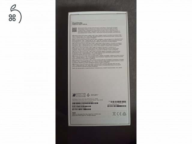 Eladó IPhone 15 Pro Max fekete titán