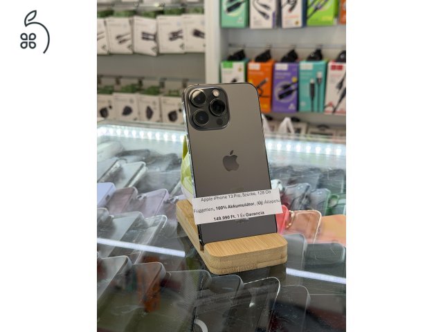 Apple iPhone 13 Pro, 128Gb, Kártyafüggetlen, Gyári Állapotú, 1 Év Garancia