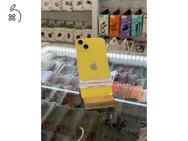 Apple iPhone 14 Plus, 128Gb, Kártyafüggetlen, Gyári Állapotú, 1 Év Garancia