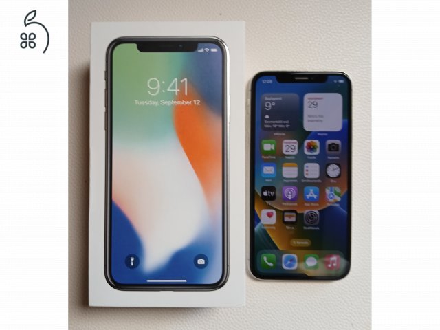 Eladó iPhone X 64GB új akkumulátorral (100%)