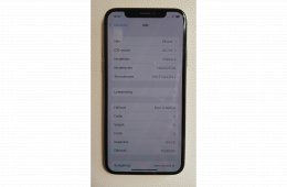 Eladó iPhone X 64GB új akkumulátorral (100%)