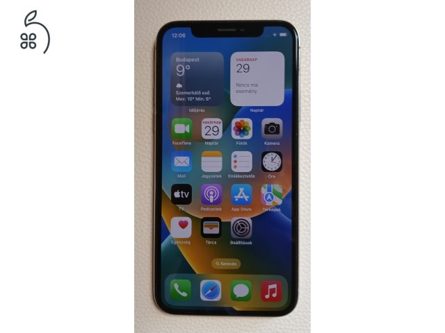 Eladó iPhone X 64GB új akkumulátorral (100%)