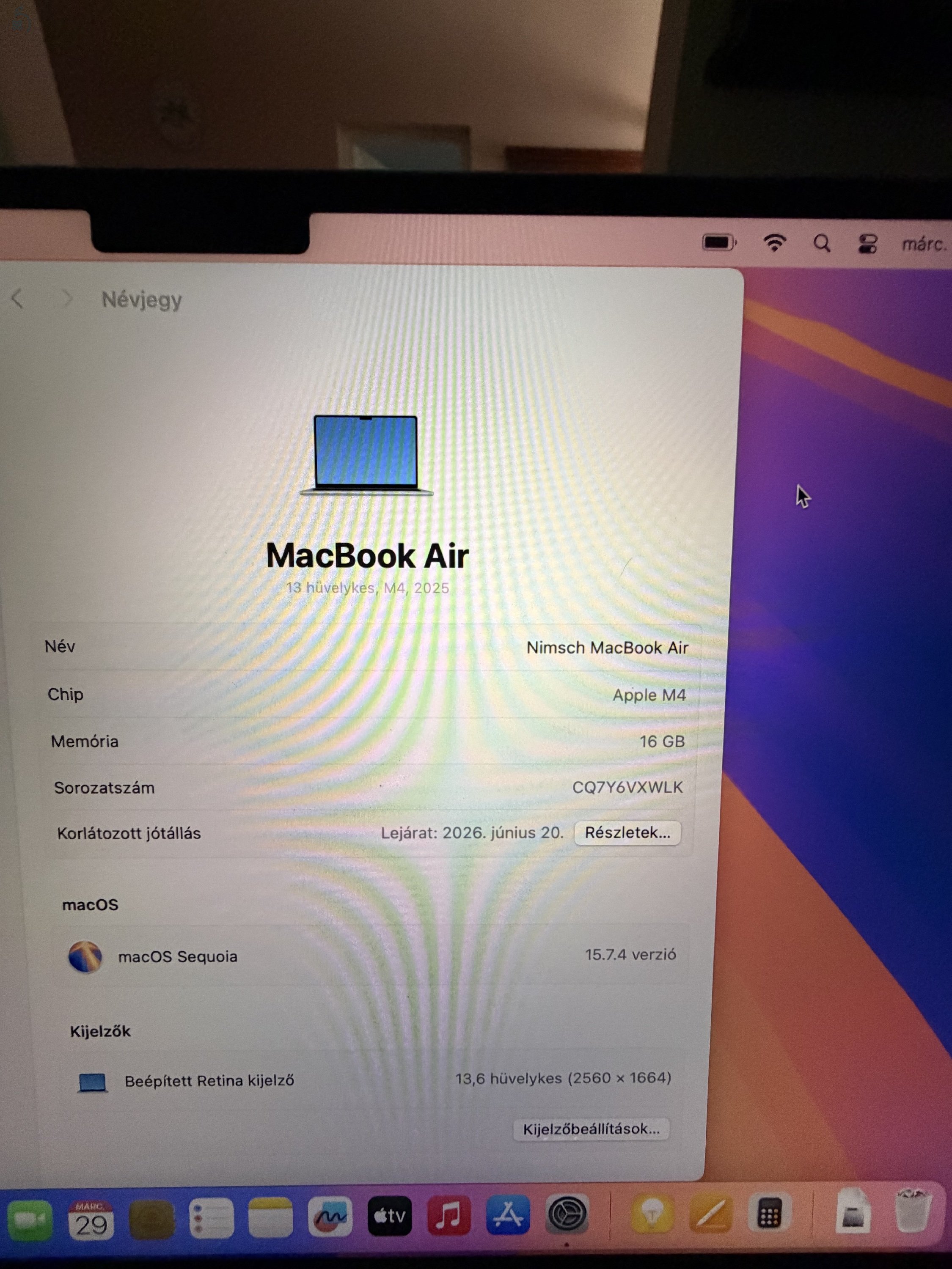 MacBook Air M4 256gb