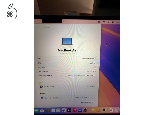 MacBook Air M4 256gb