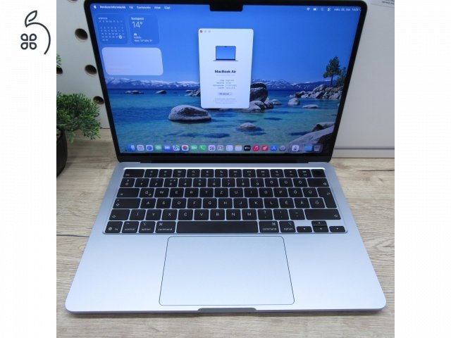 Apple MacBook Air 13 M4 (2025) 16GB/256GB karcmentes 100% akku 37 ciklus