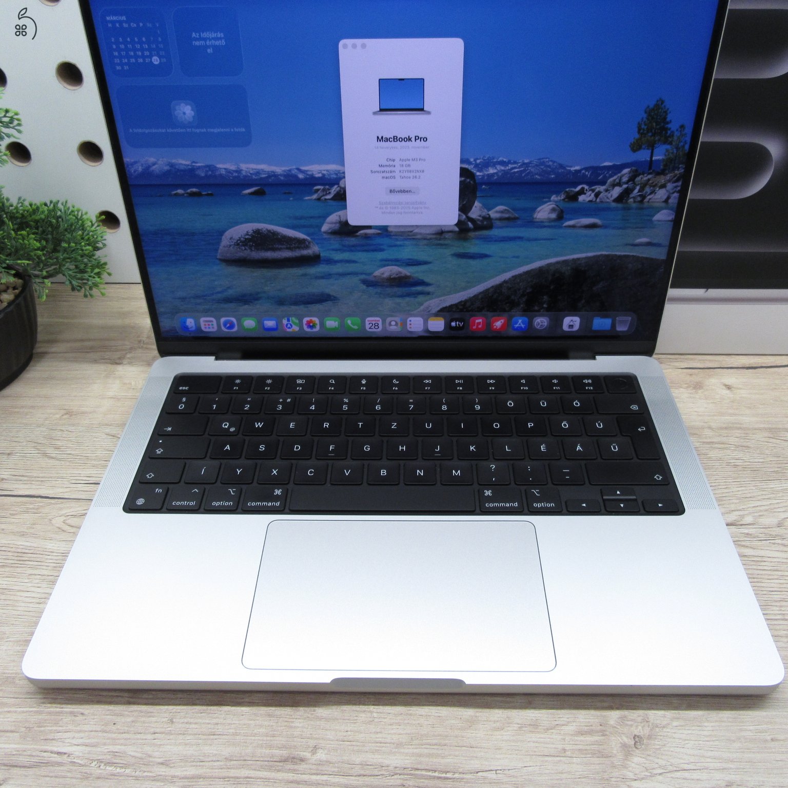 Apple MacBook Pro 14 M3 Pro (2023) 18GB/500GB karcmentes 100% akku 94 ciklus