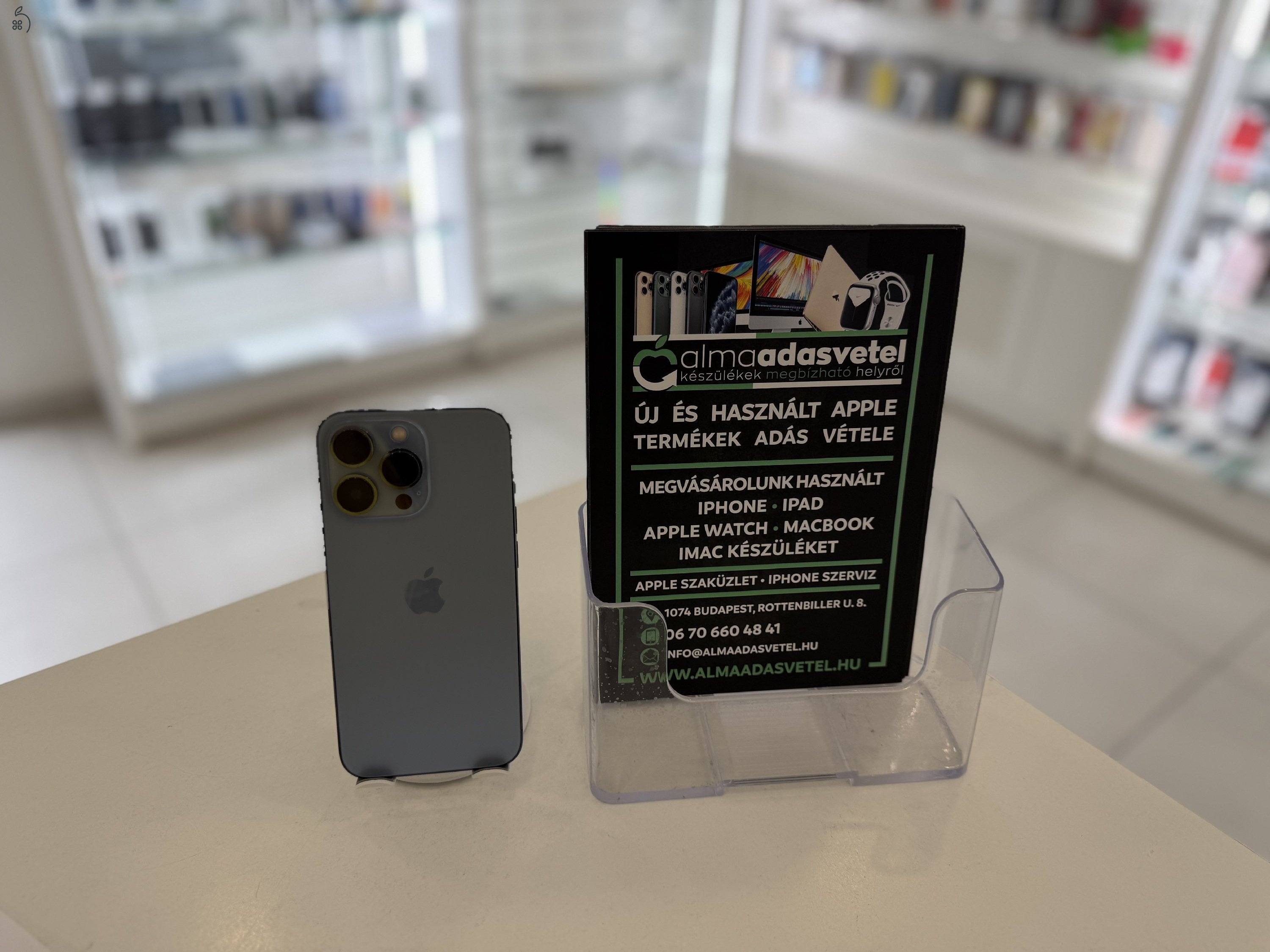 iPhone 13 Pro 256GB Független Újszerű/1-3 hónap gar./Akku 100%/b22