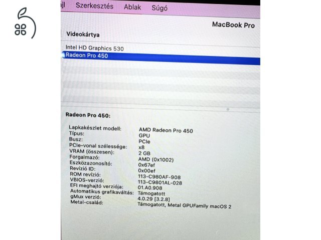 ???? Akciós MacBook Pro 15” (2016) eladó! ????