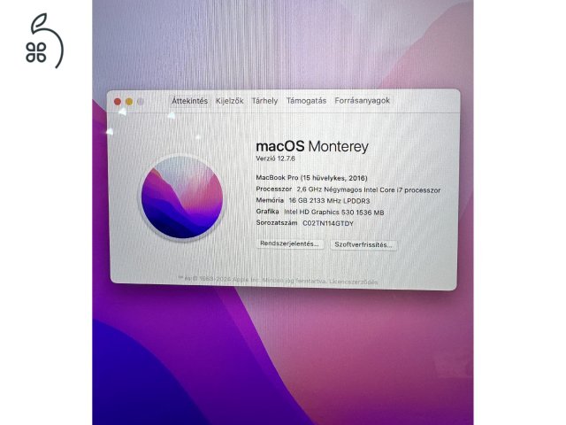 ???? Akciós MacBook Pro 15” (2016) eladó! ????