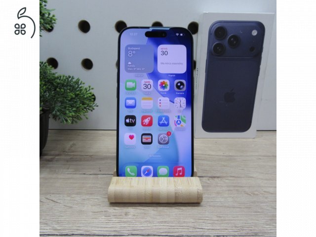 Apple iPhone 17 Pro 256GB Deep Blue – Újszerű állapot – 100% akku (19 ciklus)