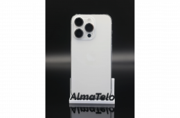 Apple iPhone 14 Pro 128 GB Silver 100% akku - 12 HÓ GARANCIA