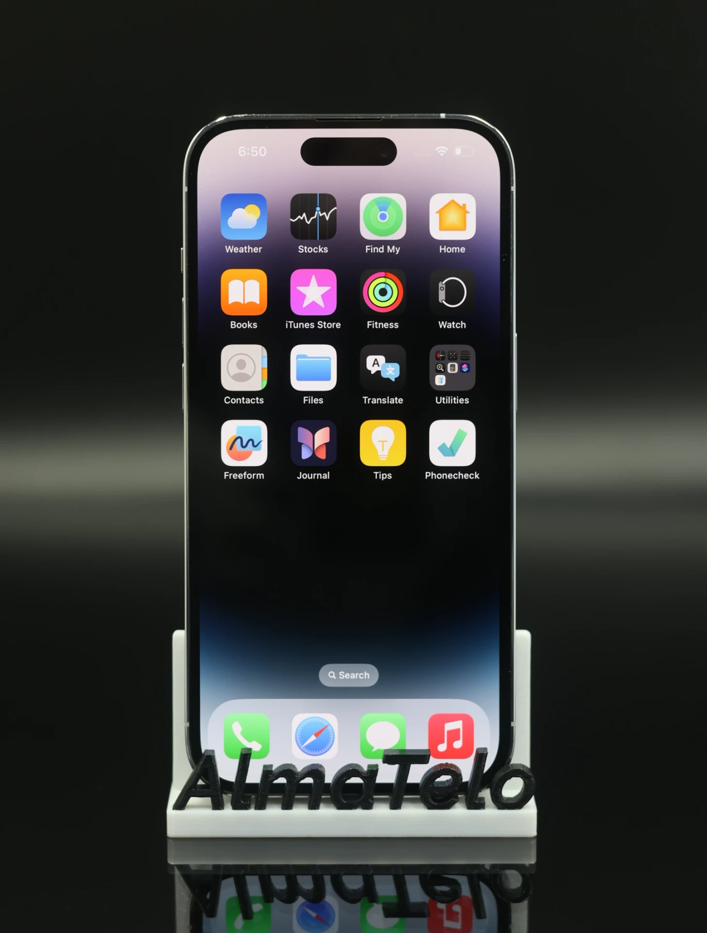 Apple iPhone 14 Pro 128 GB Silver 100% akku - 12 HÓ GARANCIA