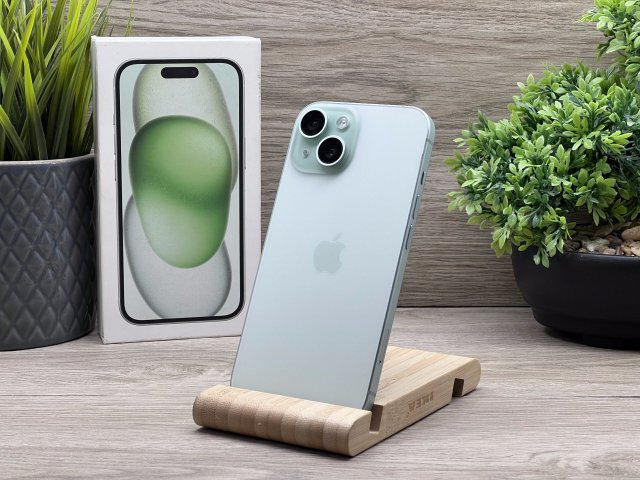 iPhone 15 Green 128GB 2 ÉV Garanciával 91%
