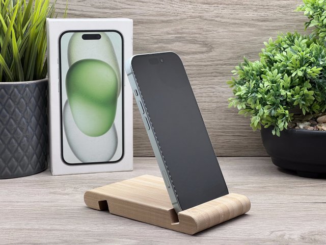 iPhone 15 Green 128GB 2 ÉV Garanciával 91%