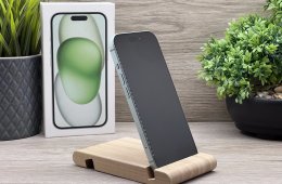 iPhone 15 Green 128GB 2 ÉV Garanciával 91%