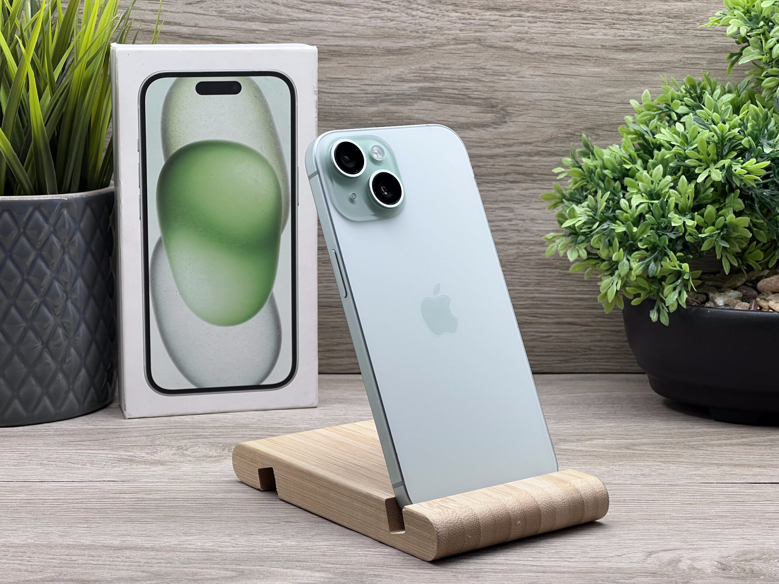 iPhone 15 Green 128GB 2 ÉV Garanciával 91%