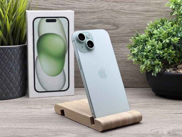 iPhone 15 Green 128GB 2 ÉV Garanciával 91%