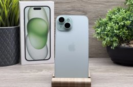 iPhone 15 Green 128GB 2 ÉV Garanciával 91%