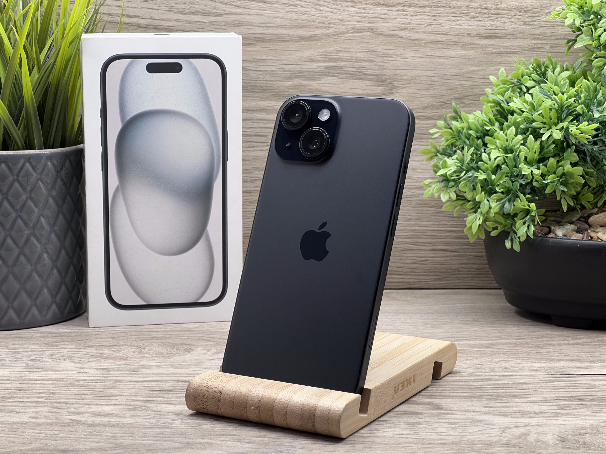 iPhone 15 Black 128GB 2 ÉV Garanciával 93%