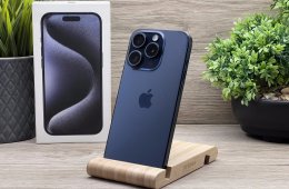 iPhone 15 Pro Blue Titanium 256GB 2 ÉV Garanciával 90%